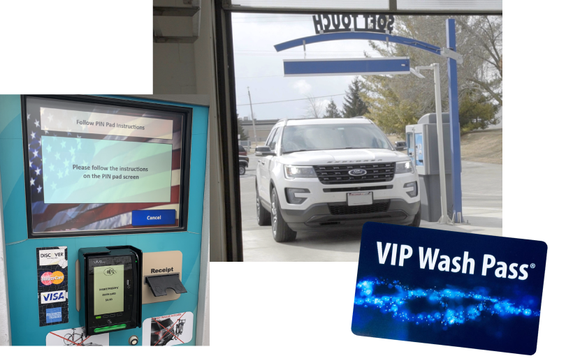 Car Wash Entrance and Payment System and VIP Wash Pass
